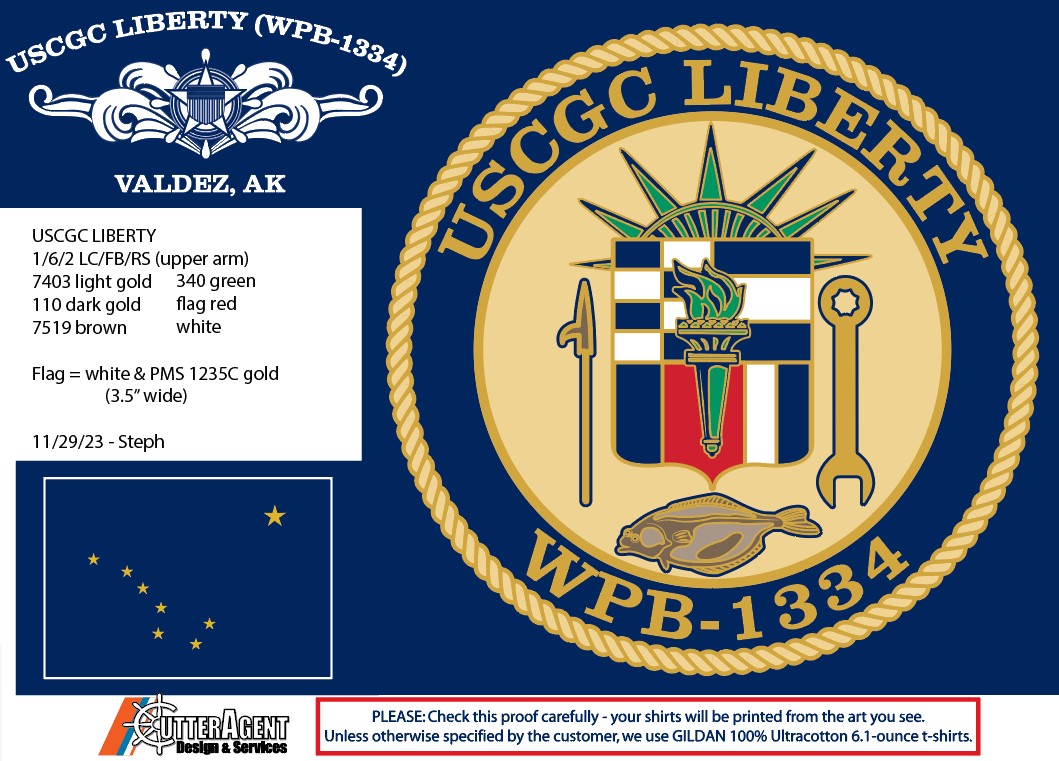 CGC LIBERTY apparel order - February 2024