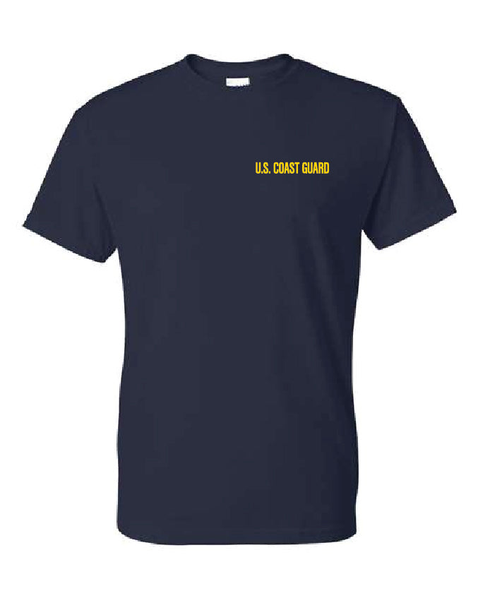 YELLOW TEXT Hot Weather T-Shirts (Coast Guard) (NOT UNIFORM STANDARD)