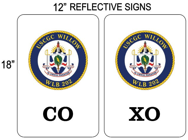 CGC Willow Parking Signs