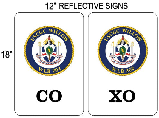 CGC Willow Parking Signs