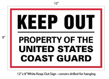 Coast Guard Security Signs