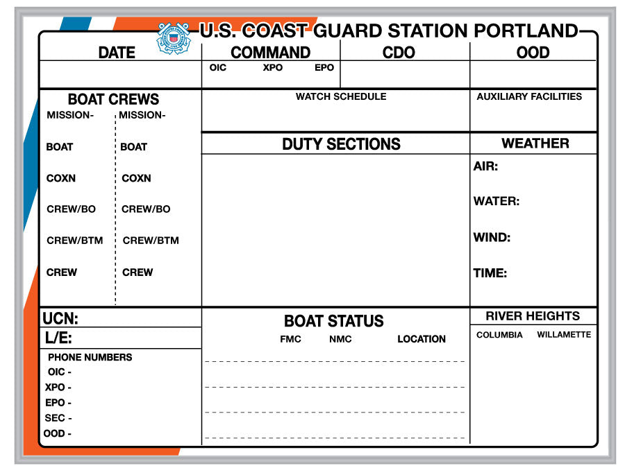 Magnetic Markerboards & Status Boards – USCGStore.com
